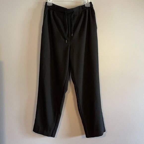 ZARA Textured Black Jogger Pants | SZ M - Picture 8 of 11